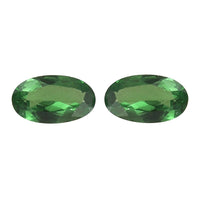 AA Tsavorite Garnet Set of 2 (Ovl 5x3 mm) 0.40 ctw