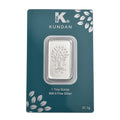 Kundan 999.9 Fine Silver One Troy Ounce Bullion Tree of Life Bar 31.10 Grams - Sticky add to cart bar
