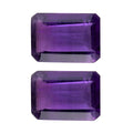 AA African Amethyst Set of 2 (Oct 7x5 mm) 1.56 ctw Loose Gemstone - Sticky add to cart bar