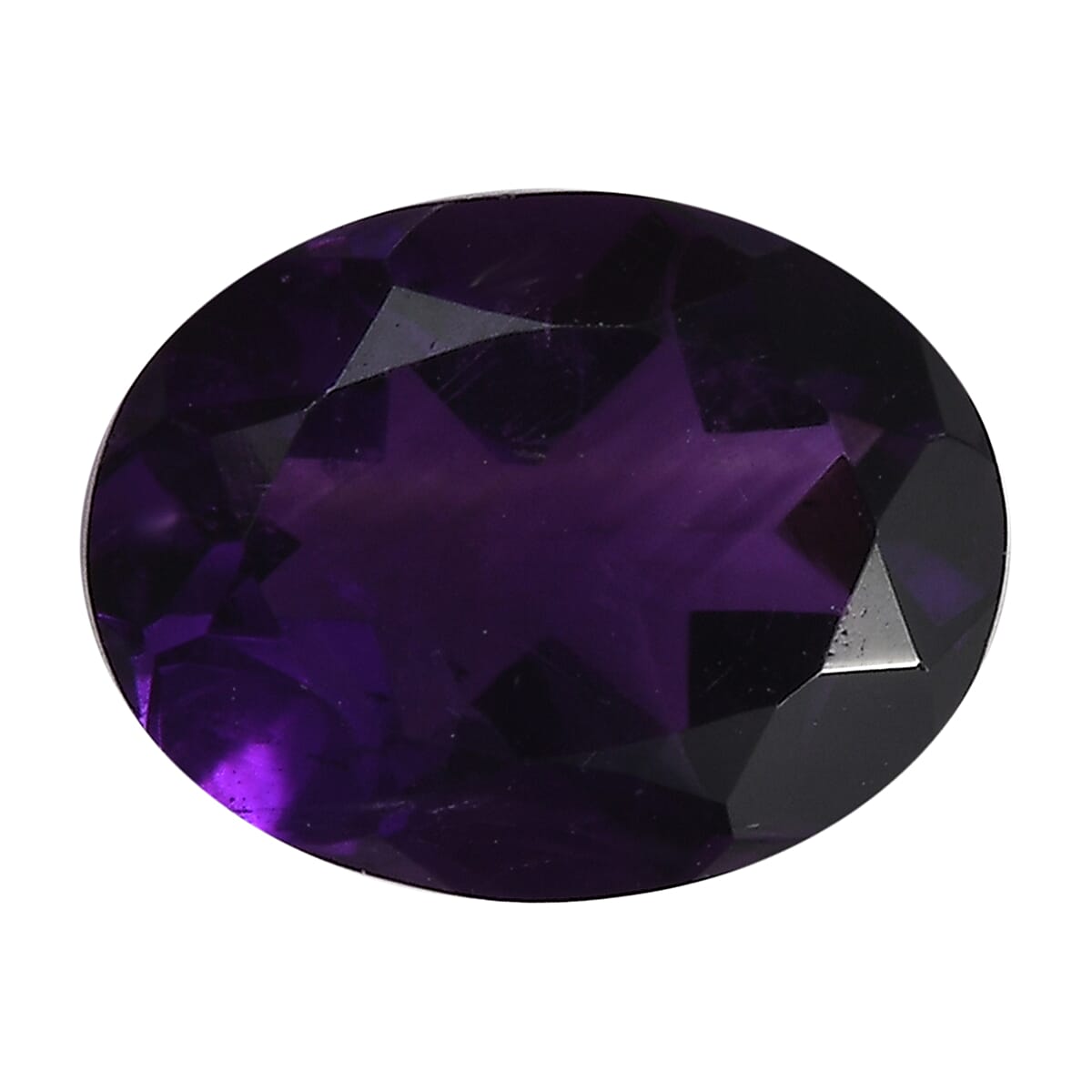 AA African Amethyst (Ovl 9x7 mm) 1.49 ctw Loose Gemstone