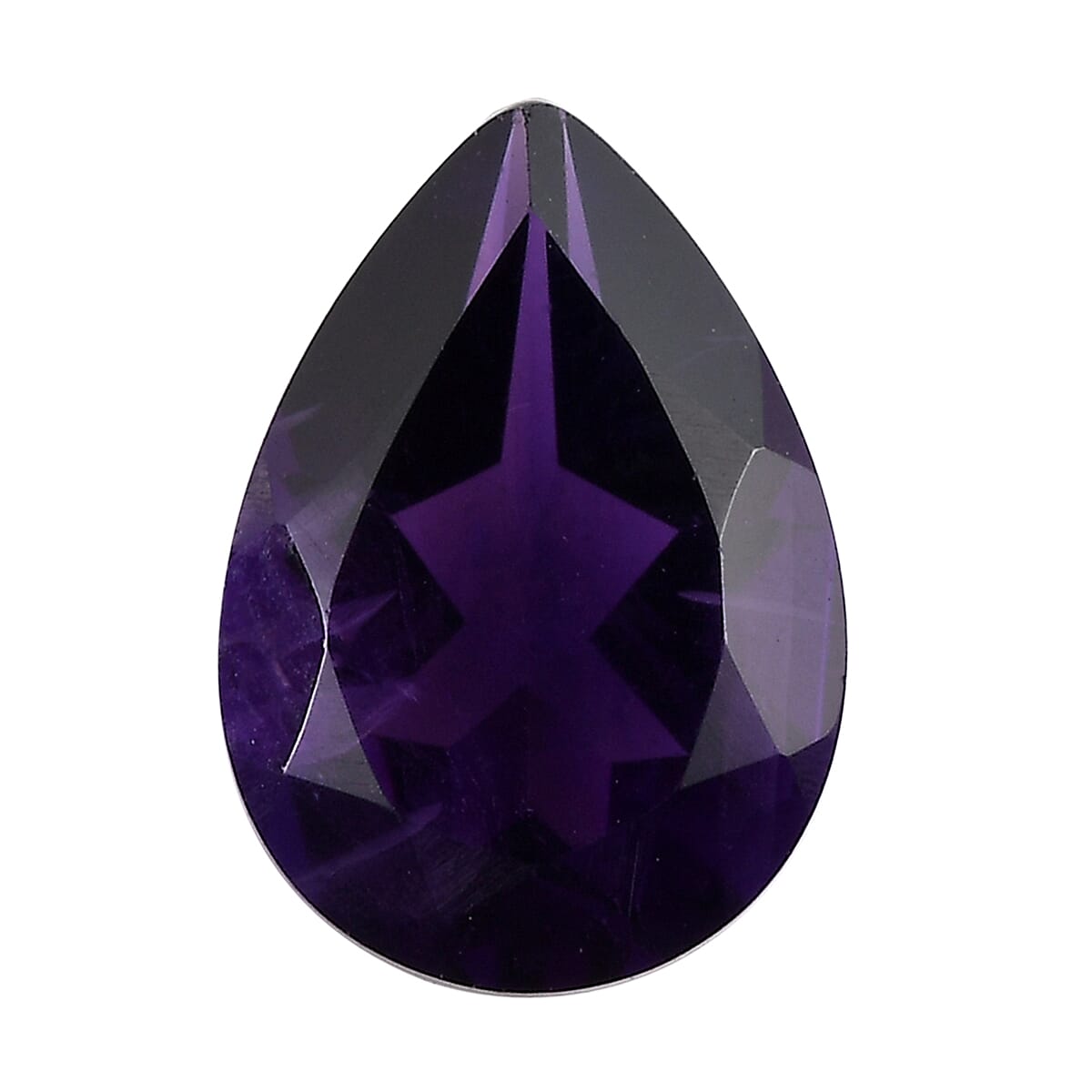 AA African Amethyst (Pear 10x7 mm) 1.49 ctw Loose Gemstone