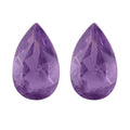 African Amethyst Set of 2 (Pear 5x3 mm) 0.38 ctw Loose Gemstone - Sticky add to cart bar