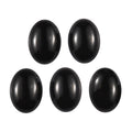 Black Onyx Set of 5 (Ovl 7x5 mm) 4.43 ctw Loose Gemstone - Sticky add to cart bar