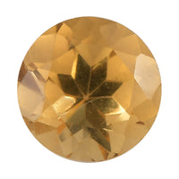 Brazilian Citrine (Rnd 7 mm) 1.07 ctw Loose Gemstone