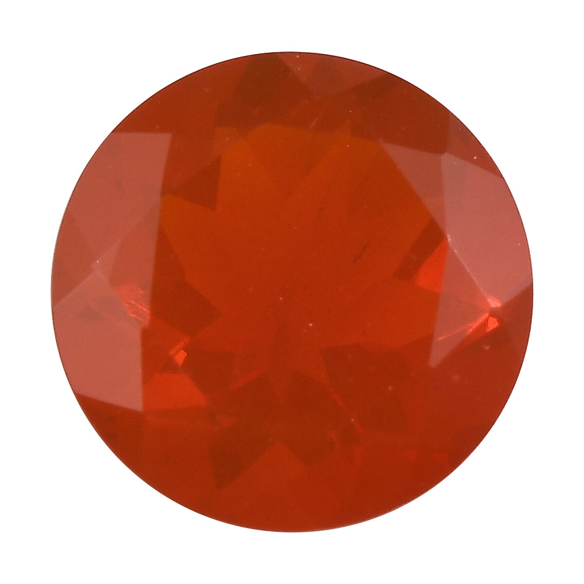 Jalisco Fire Opal (Rnd 7 mm) 0.82 ctw Loose Gemstone