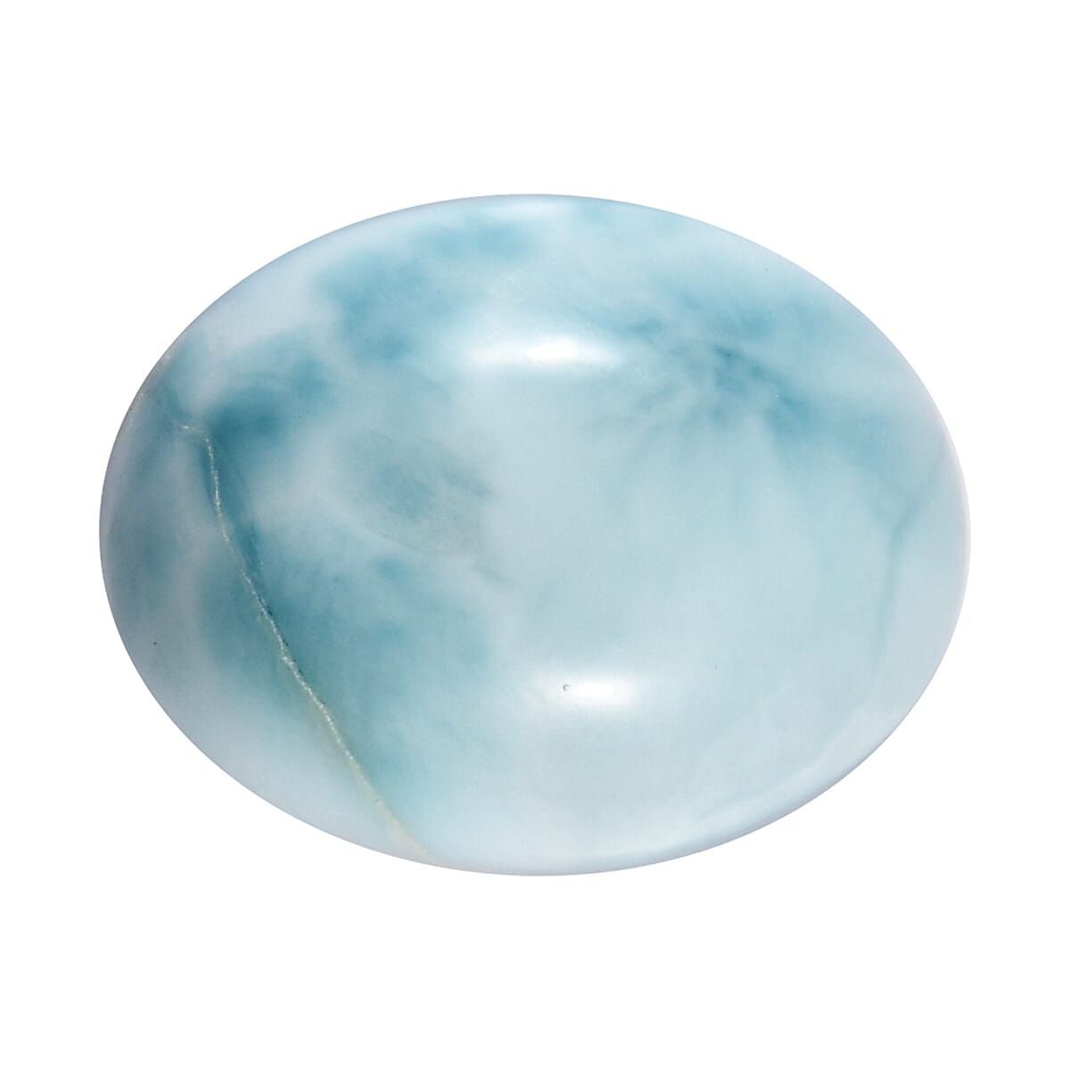 AAA Larimar (Ovl 9x7 mm) 1.90 ctw Loose Gemstone