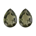 Bohemian Moldavite Set of 2 (Pear 7x5 mm) 0.95 ctw Loose Gemstone - Sticky add to cart bar
