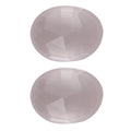AA Galilea Rose Quartz Set of 2 (Ovl 8x6 mm) 2.18 ctw Loose Gemstone - Sticky add to cart bar