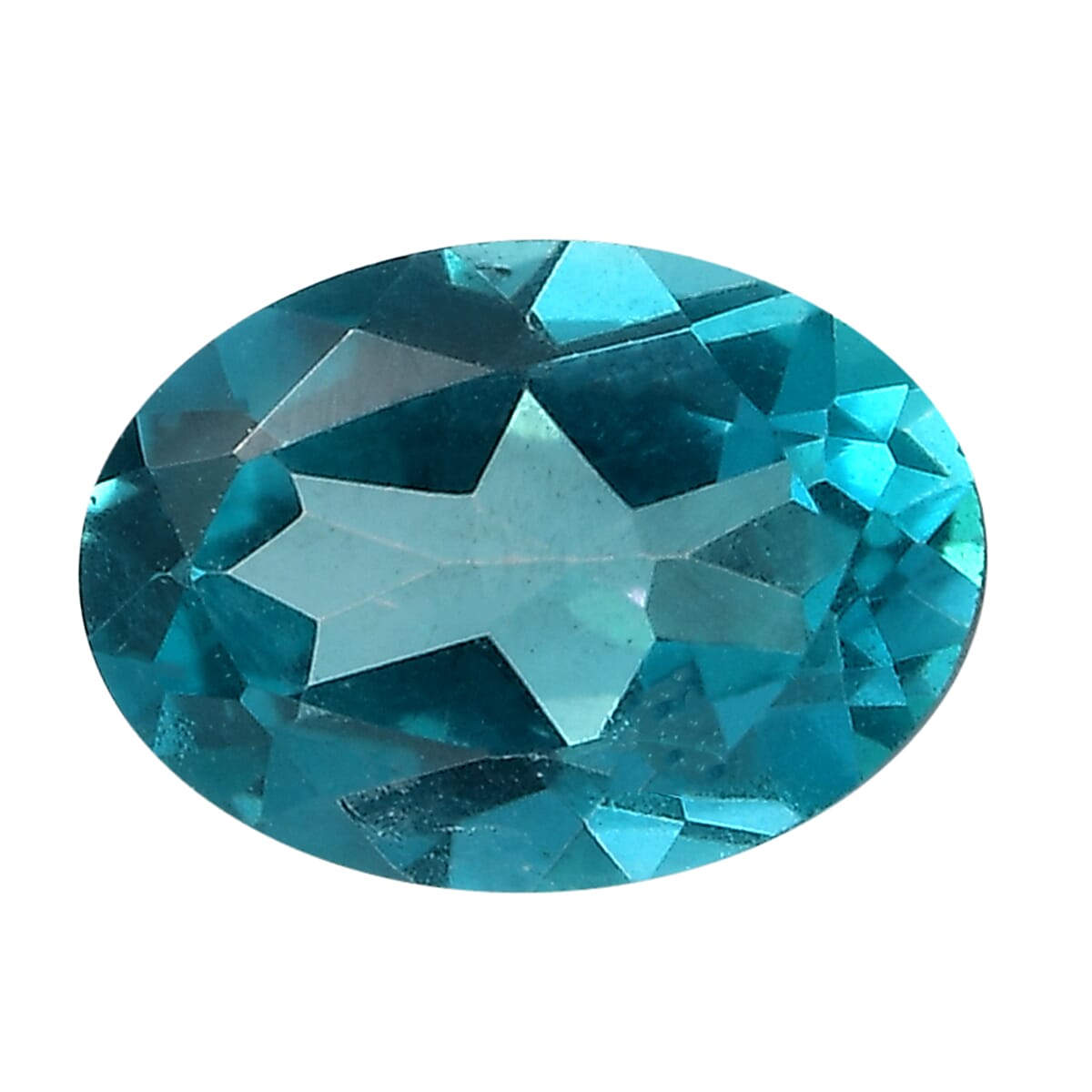 Paraiba Topaz (7x5 mm) 0.80 ctw Loose Gemstone
