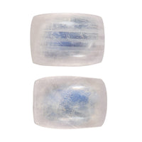 Rainbow Moonstone Set of 2 (Cush 7x5 mm) 1.99 ctw Loose Gemstone