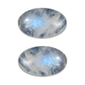 Rainbow Moonstone Set of 2 (Oval 5x3 mm) 0.50 ctw Loose Gemstone - Sticky add to cart bar