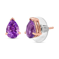 Moroccan Rose 2.50 ctw Stud Earrings in 18K Vermeil Rose Gold Over Sterling Silver