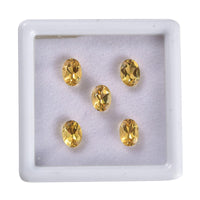 Yellow Beryl Assorted Box (Ovl 7x5 mm) 4.00 ctw Loose Gemstone