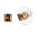 D'Joy Premium Golden Turkizite 0.80 ctw Stud Earrings in 18K Vermeil Yellow Gold Sterling Silver - Sticky add to cart bar