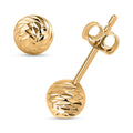 Diamond-Cut Stud Earrings in 10K Yellow Gold 0.97 Grams - Sticky add to cart bar