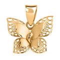 10K Yellow Gold Butterfly Pendant without Chain 0.95 Grams - Sticky add to cart bar