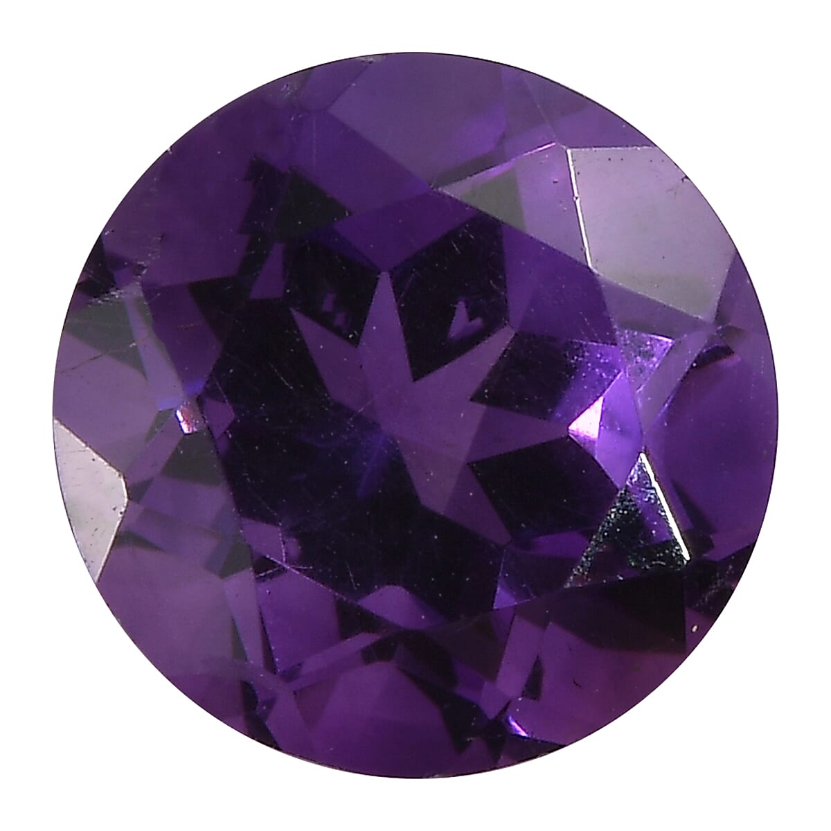 AA African Amethyst (Rnd 8 mm) 1.60 ctw Loose Gemstone
