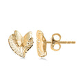 10K Yellow Gold Butterfly Stud Earrings 1.16 Grams - Sticky add to cart bar