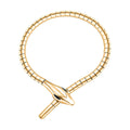 10K Yellow Gold Serpent Bracelet (7.25 In) 7.66 Grams - Sticky add to cart bar