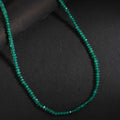 D'Joy Verde Onyx Beaded 50.00 ctw Necklace 18-20 Inches in Sterling Silver - Sticky add to cart bar