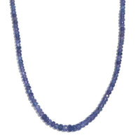 Tanzanite 75.00 ctw Necklace in Rhodium Over Sterling Silver 18 Inches