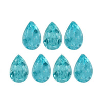 AA Blue Apatite Assoterd Box (Pear 7x5 mm) 5.00 ctw Loose Gemstone