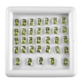 AA Peridot Arizona Assorted Box (Cush 5x3 mm) 10.00 ctw Loose Gemstone - Sticky add to cart bar