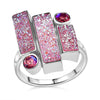 Pink Drusy Quartz