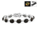 Karis Natural Yooperlite 31.30 ctw Bracelet in Platinum Bond (7.25 In) with Free UV Flash Light - Sticky add to cart bar