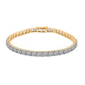 Luxuriant Lab Grown Diamond 8.00 ctw Bracelet in 14K Yellow Gold (6.75 In) 7.18 Grams - Sticky add to cart bar