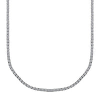 Luxuriant Lab Grown Diamond 5.00 ctw Necklace in 14K White Gold 18 Inches 12.20 Grams