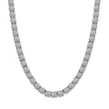 Luxuriant Lab Grown Diamond 7.50 ctw Infinite Glow Necklace in 14K White Gold 18 Inches 11.65 Grams - Sticky add to cart bar
