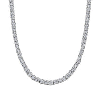 Luxuriant Lab Grown Diamond 10.00 ctw Necklace in 14K White Gold 18 Inches 13.61 Grams