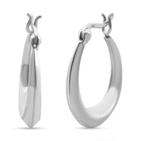 Sterling Silver Hoop Earrings (2.65 g)