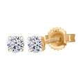 Luxuriant Lab Grown Diamond E-F VS 0.20 ctw Stud Earrings in 14K Yellow Gold - Sticky add to cart bar