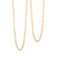 Cuban Chain Necklace in 14K Yellow Gold 13 Grams 22 Inches