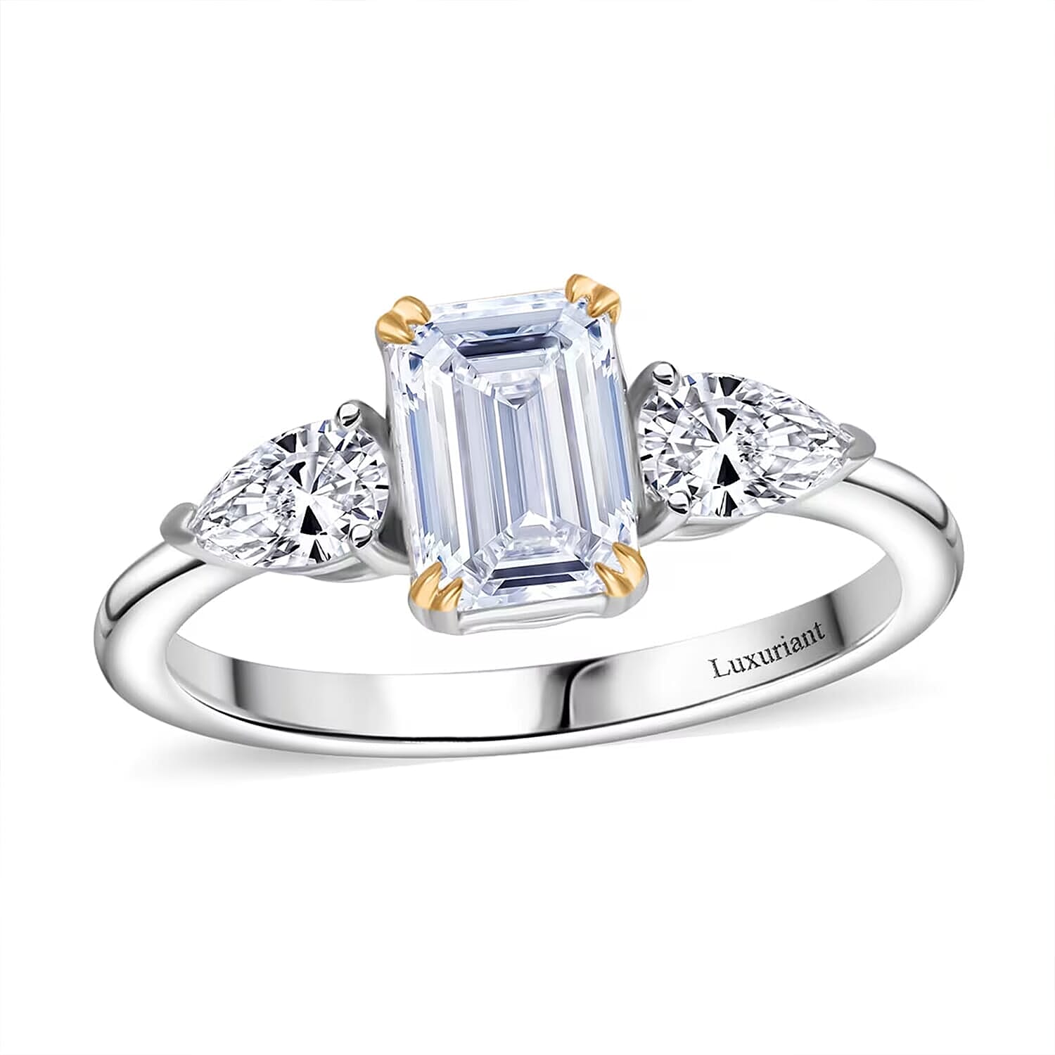 IGI Certified 950 Platinum Luxuriant Lab Grown Diamond (E-F, VS2) Ring (Size 10.0) 2.00 ctw