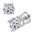 IGI certified Luxuriant Lab Grown Diamond E-F VS 1.50 ctw Stud Earrings in 950 Platinum - Sticky add to cart bar