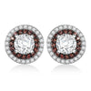 Moissanite & Red Sapphire
