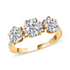 Yellow Gold Over Sterling Silver