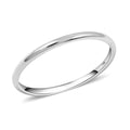 1mm Polished Band Ring in 14K White Gold 0.91 Grams - Sticky add to cart bar
