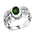 Bali Legacy Chrome Diopside 1.25 ctw Butterfly Ring in Sterling Silver (Size 10.0) - Sticky add to cart bar