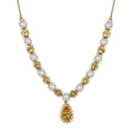 D'Joy Premium Brazilian Heliodor and Multi Gemstone 12.75 ctw Necklace in 18K Vermeil Yellow Gold Over Sterling Silver 18 Inches - Sticky add to cart bar
