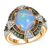 Ethiopian Welo Opal & Tsavorite Garnet