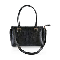 Grand Pelle Genuine Python Leather Classic Handbag