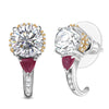 Moissanite & Niassa Ruby