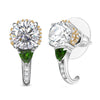 Moissanite & Chrome Diopside