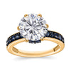 Yellow Gold Over Sterling Silver