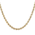 10K Yellow Gold 5mm Rope Chain Necklace 24 Inches 9.4 Grams - Sticky add to cart bar