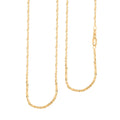 14K Yellow Gold Sparkle Chain Necklace (24 Inches) (1.5mm, 3.8 Grams) - Sticky add to cart bar